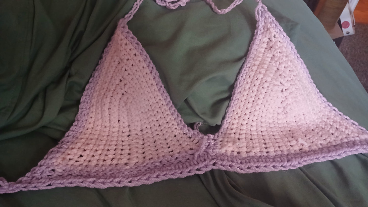 Crochet bralette top